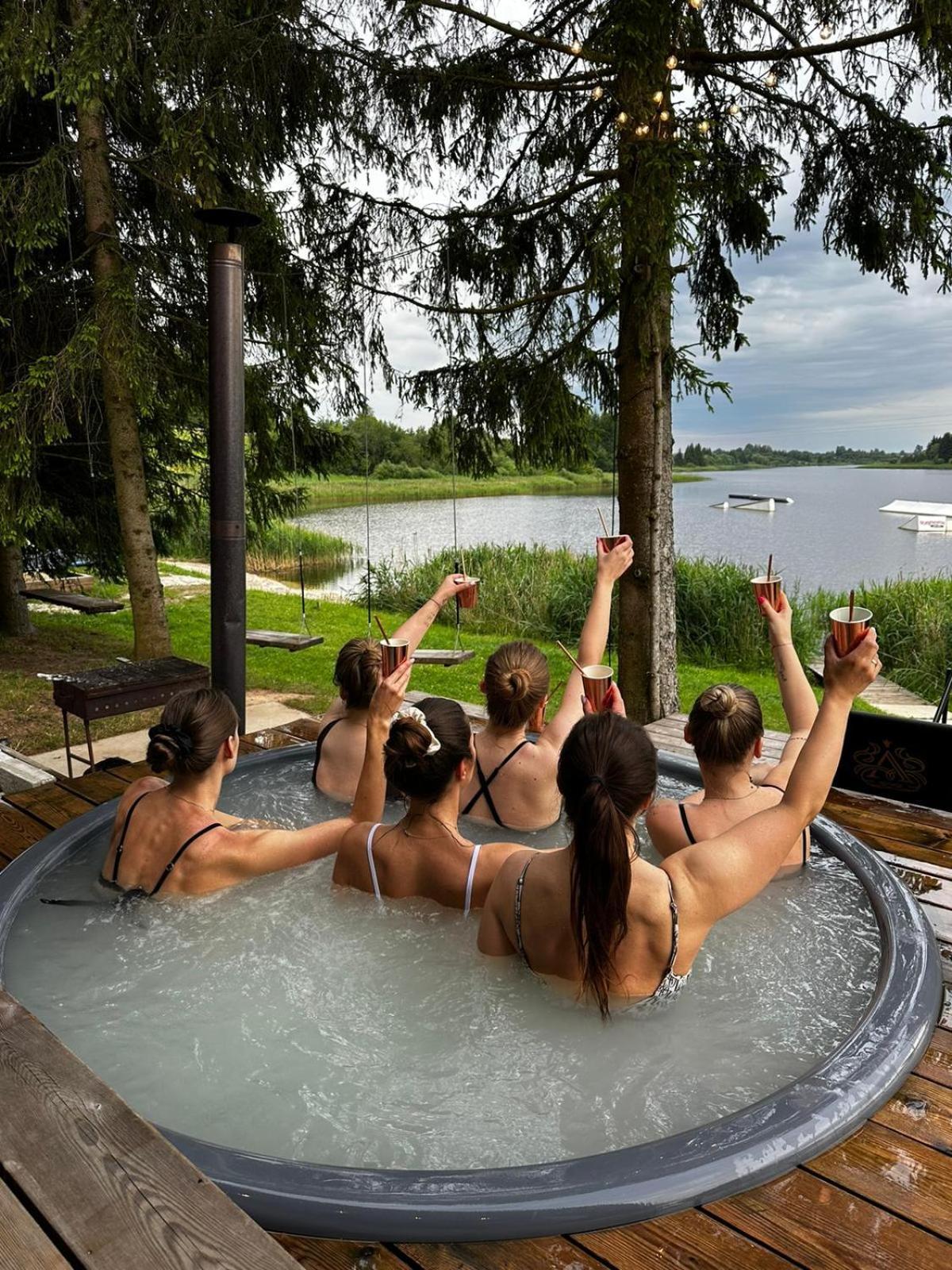 Wakepond Atostogu Slenis Vila Anykščiai Exterior foto